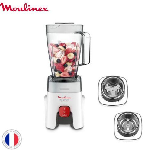 Moulinex Genuine Blender et moulin à café 2 en 1 origine france puissance 500 watt
 Fiche Technique et Prix au Maroc