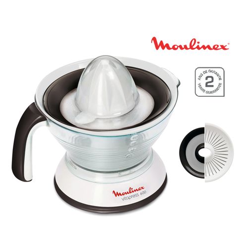 Moulinex Presse-Agrume PC300B10 - 0.6L - 2 filtres, rotation 2 sens
 Fiche Technique et Prix au Maroc