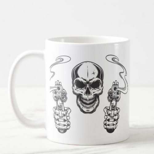 Mug Skull Tattoo Flag Skull
 Fiche Technique et Prix au Maroc
