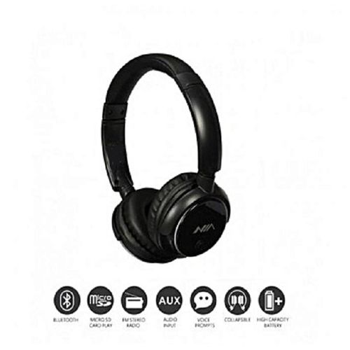 Nia Casque Originale bluetooth  Q1 Appel-lecteur Micro SD / TF-radio FM
 Fiche Technique et Prix au Maroc