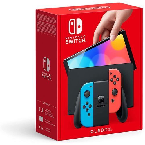 Nintendo Console Nintendo Switch OLED Bleu Néon/Rouge Néon
 Fiche Technique et Prix au Maroc