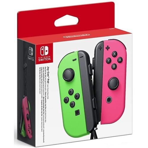 Nintendo Paire de Manette Joy-Con gauche vert néon / droite rose néon - Nintendo Switch
 Fiche Technique et Prix au Maroc