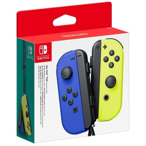 Nintendo Paire de manettes Nintendo Switch Joy-Con Bleu et Jaune Néon
 Fiche Technique et Prix au Maroc
