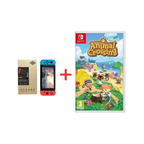 Nintendo Switch Animal Crossing New Horizons Nintendo Switch + Incassable
 Fiche Technique et Prix au Maroc