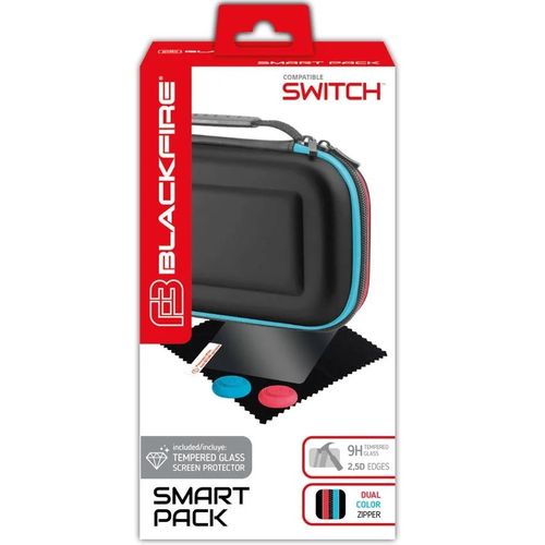 Nintendo Switch Pochette Pack Smart Blackfire Case + Accessoires Switch
 Fiche Technique et Prix au Maroc
