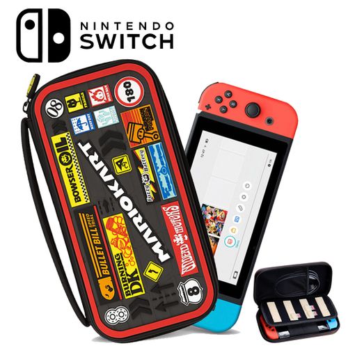 Nintendo Switch Sacoche Deluxe Console Cases, Jeu Cartes Mario Kart Edition
 Fiche Technique et Prix au Maroc