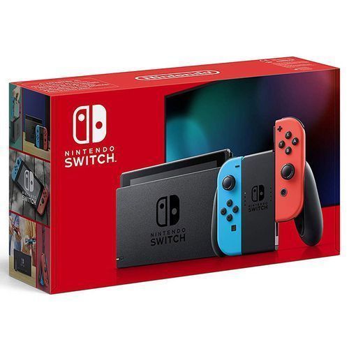 Nintendo Switch with Joy-Con Pair Neon Red & Blue MULT
 Fiche Technique et Prix au Maroc