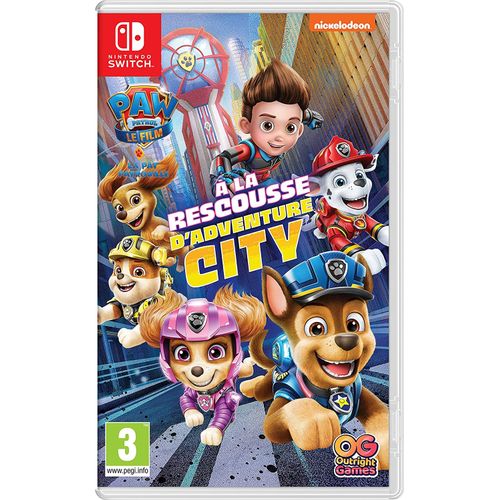 Og Pat Patrouille À la rescousse d’Adventure City Nintendo Switch Paw Patrol
 Fiche Technique et Prix au Maroc
