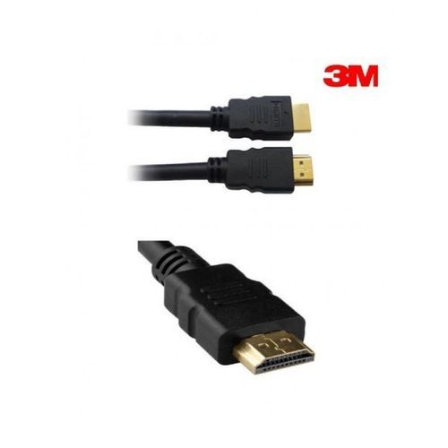 Oscar Cable Haute Qualite HDMI 3M Haute vitesse de Transmission Bien Testee -blindé noir
 Fiche Technique et Prix au Maroc