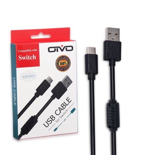 Otvo Câble de charge USB Type C pour Nintendo Switch Câble de données 1,8 M
 Fiche Technique et Prix au Maroc