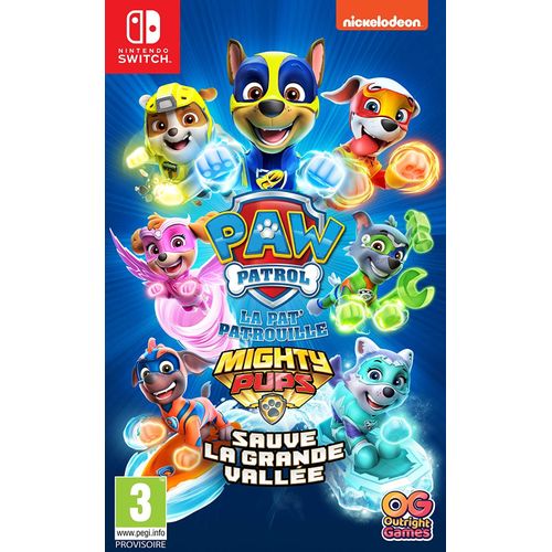 Outright Games Pat Patrouille La Super Patrouille sauve la Grande Vallée Nintendo Switch ( paw patrol )
 Fiche Technique et Prix au Maroc