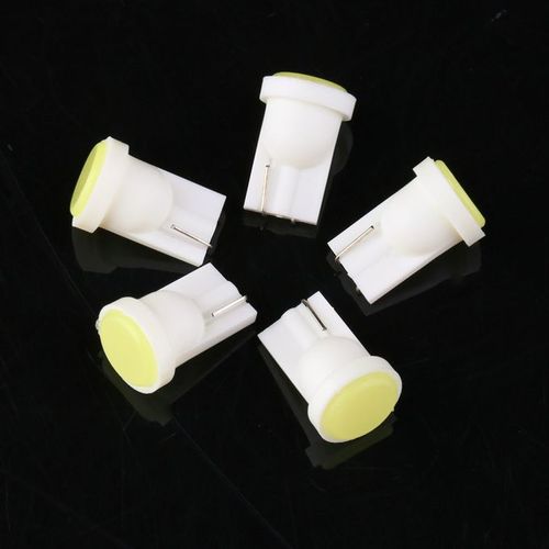 PACK EN 5 PCS LED 12v T10 COB 5W Wedge Porte Instrument Lampe Blanc Côté Ampoule
 Fiche Technique et Prix au Maroc