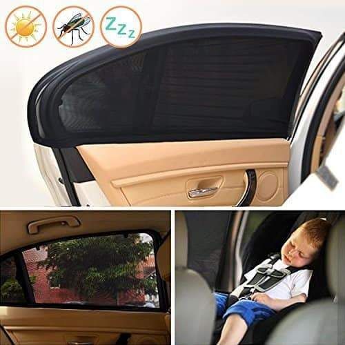 Pare-soleil de voiture rideau Anti les Rayons UV fenetre Rouleau maillage souple élastique universellement pour les vitres arriere 
 Fiche Technique et Prix au Maroc
