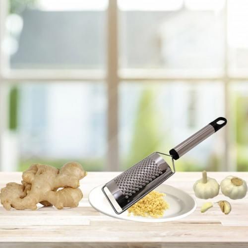 Râpe pour L'ail Gingembre Fruits Éplucheur en acier inoxydable
 Fiche Technique et Prix au Maroc