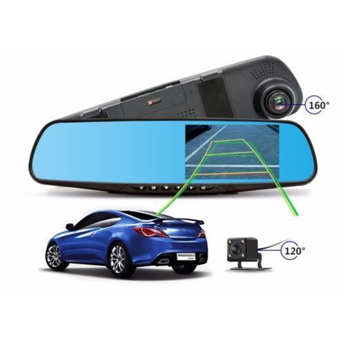 Rétroviseur Camera VOITURE DVR + camera de recul Full HD WDR + HDR
 Fiche Technique et Prix au Maroc