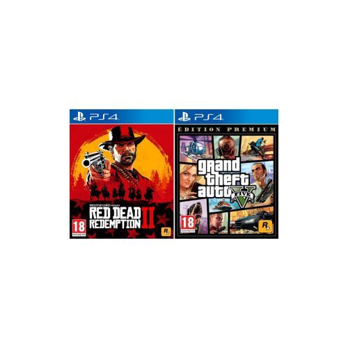 Rockstar Games Grand Theft Auto V GTA 5 and Red Dead Redemption 2 Game Bundle PS4 ET PS5
 Fiche Technique et Prix au Maroc