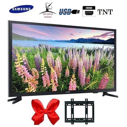 Samsung 32" LED HD -Satellite intégré - HDMI - TNT - USB - 32N5000 - Support
 Fiche Technique et Prix au Maroc