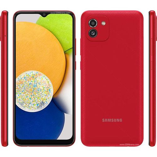 Samsung Galaxy A03 (4G Ram 64G Rom) 6.5"-5000 mAh-48MP-Dual Sim-Rouge
 Fiche Technique et Prix au Maroc