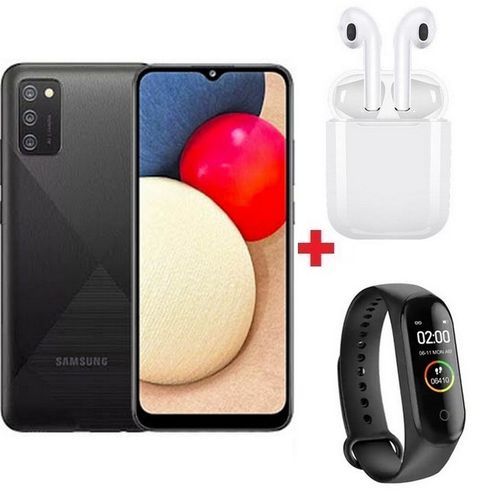 Samsung Galaxy A03s  6.5”HD+ - 13MP - 4G + 64GB - 5,000mAh - Noir + Band + Écouteur
 Fiche Technique et Prix au Maroc