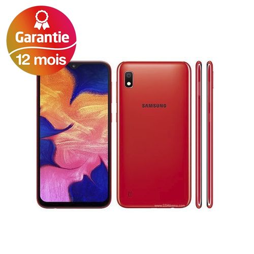 Samsung Galaxy A10, 6.2", 2Go, 32Go - Rouge - Garantie 1 an
 Fiche Technique et Prix au Maroc