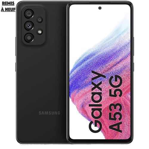 Samsung Galaxy A53 5G - 64Mpx - 6Gb RAM 128Gb ROM - Android - Noir - Remis à Neuf
 Fiche Technique et Prix au Maroc