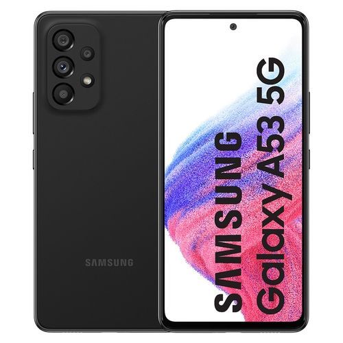 Samsung Galaxy A53 5G - 6.5'' - (8GB - 256GB)  -64MP+12MP+5MP+/32MP - Noir
 Fiche Technique et Prix au Maroc