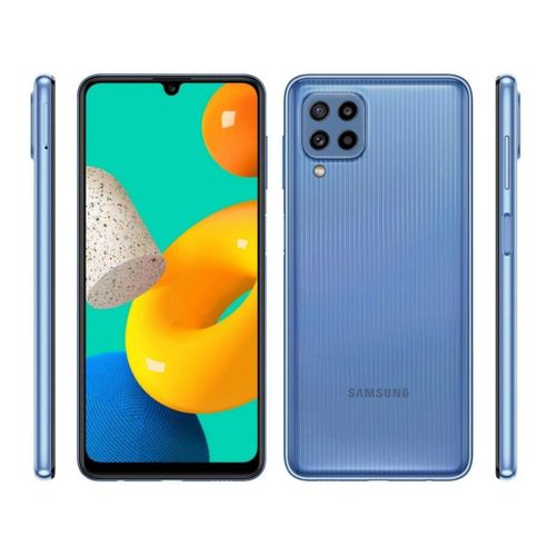 Samsung Galaxy M32 (6G RAM 128 Storage ) 48MP-6000 mAh-Super AMOLED- Bleu
 Fiche Technique et Prix au Maroc