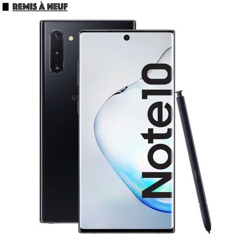 Samsung Galaxy Note 10 (4G/LTE) - Noir Cosmos (8Go / 256Go) - Ecran 6.3'' - Remis à neuf
 Fiche Technique et Prix au Maroc