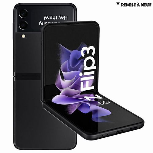 Samsung Galaxy Z Flip 3 5G ( 128gb, 8Go ) -Phantom Black / Remise à Neuf
 Fiche Technique et Prix au Maroc