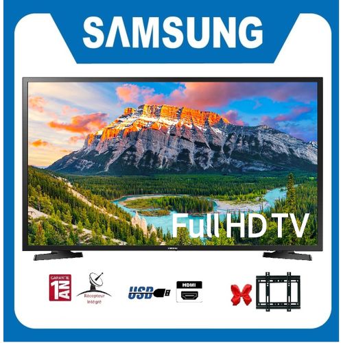 Samsung TV 40" LED Full HD -Satellite intégré - HDMI - TNT - USB + Support Mural
 Fiche Technique et Prix au Maroc