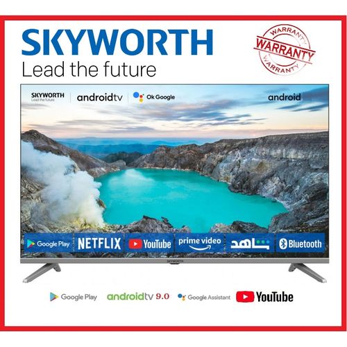 Skyworth Smart TV 32" Android officielle HD -Récepteur Intégré -Bluetooth -Garantie 1 An
 Fiche Technique et Prix au Maroc