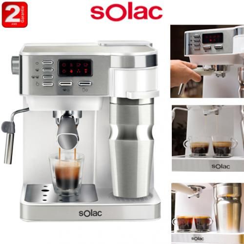Solac Cafetière Multi Stillo Machine à café multifonction 3en1 20 bars2ans de garantie
 Fiche Technique et Prix au Maroc