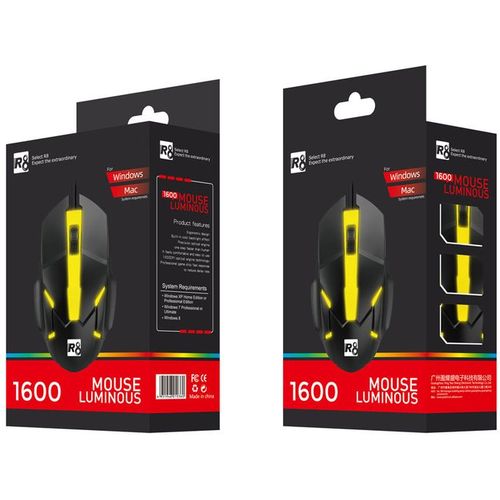 Souris de jeu a fil gaming mouse gamer RGB 1600
 Fiche Technique et Prix au Maroc