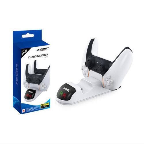 Station de charge pour contrôleur PS5 avec indicateur LED Double Charging dock
 Fiche Technique et Prix au Maroc