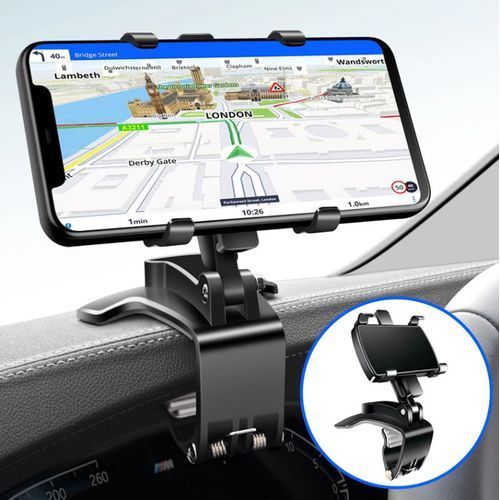 Support téléphone de tableau de bord de voiture rotatif à 360 GPS
 Fiche Technique et Prix au Maroc