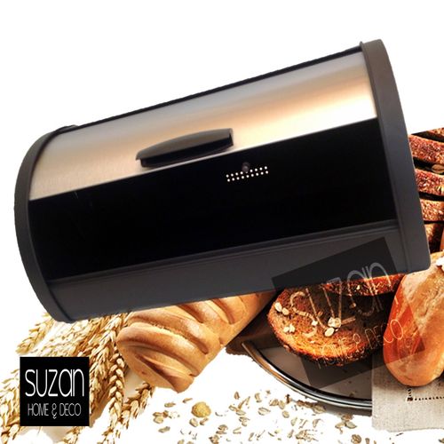 Suzandeco Boite à pain avec porte déroulante 100%100 en inox
 Fiche Technique et Prix au Maroc