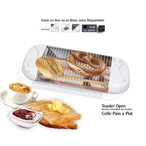 Suzandeco Toaster Open - Grille Pain À Plat by TATCH SwissTech
 Fiche Technique et Prix au Maroc
