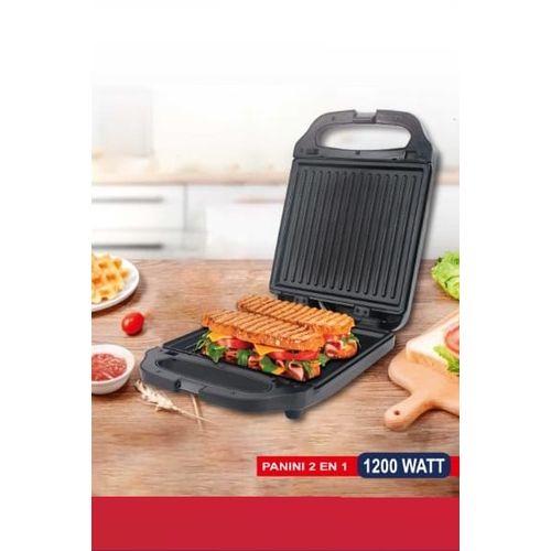 TATCH PRESSE PANINI ET GAUFRIER 2EN1
 Fiche Technique et Prix au Maroc