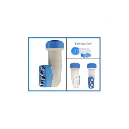 TOP SAT Tête Parabole 4 Sortie LNB Full HD 3D 5K ULTRA HD
 Fiche Technique et Prix au Maroc