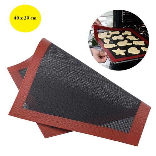 Tapis de Four en Silicone antiadhésif pour la cuisson des biscuits pain Macarons
 Fiche Technique et Prix au Maroc