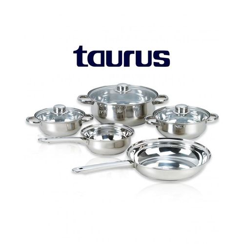 Taurus Batterie de Cuisine MURCIA 8 Pièces Inox & Verre
 Fiche Technique et Prix au Maroc