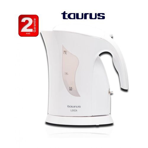 Taurus Bouilloire Loiza 2200W 1,7L – 2 ans de garantie
 Fiche Technique et Prix au Maroc