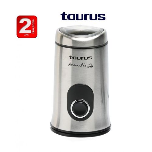 Taurus Moulin inox Aromatic pour Grains de Café,Noix,Épices, Céréales -2ans de garantie
 Fiche Technique et Prix au Maroc