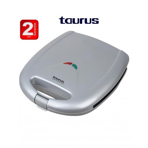 Taurus Panini grill multifonction CHICAGO SILVER appareil à sandwichs 1200W, plaques anti-adhésives- 2 ans de garantie
 Fiche Technique et Prix au Maroc