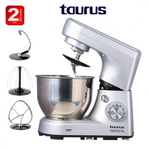 Taurus Robot pétrin multifonctions Perfecta  1200w-2ans de garantie
 Fiche Technique et Prix au Maroc