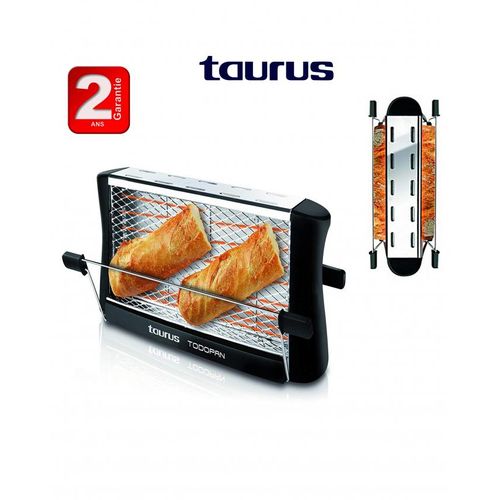 Taurus Toaster grille pain plat TODOPAN Noir 700W-2ans de garantie
 Fiche Technique et Prix au Maroc