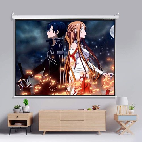 Telon Écran de projection motorisé 200 x 153 cm , Format 4:3 FULL-HD 3D 4K 8K
 Fiche Technique et Prix au Maroc