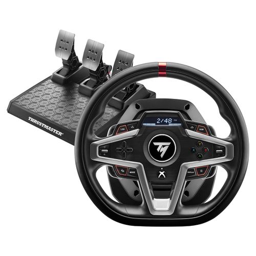 Thrustmaster Volant et pédales T248 - Pour PC, Microsoft Xbox One,Xbox Series S,Series X
 Fiche Technique et Prix au Maroc