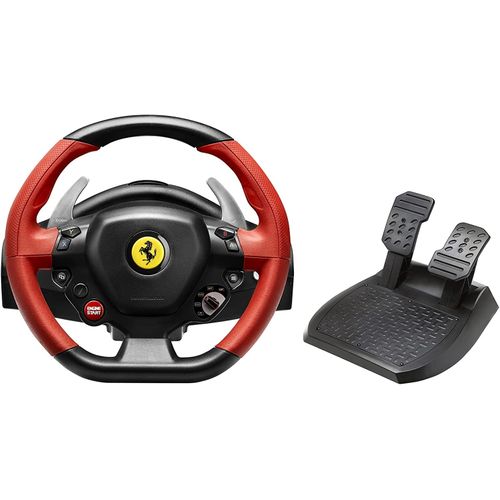Thrustmaster Volant + pédales Ferrari 458 Spider Xbox One
 Fiche Technique et Prix au Maroc