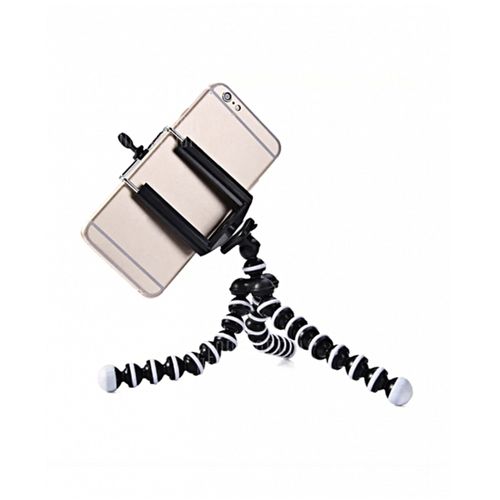 Trépied Flexible pour Téléphone et caméra d'action GoPro Flex  + Support de téléphone Noir
 Fiche Technique et Prix au Maroc